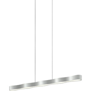 Corso Linear 1 Light 44.75 inch Bright Satin Aluminum Pendant Ceiling Light