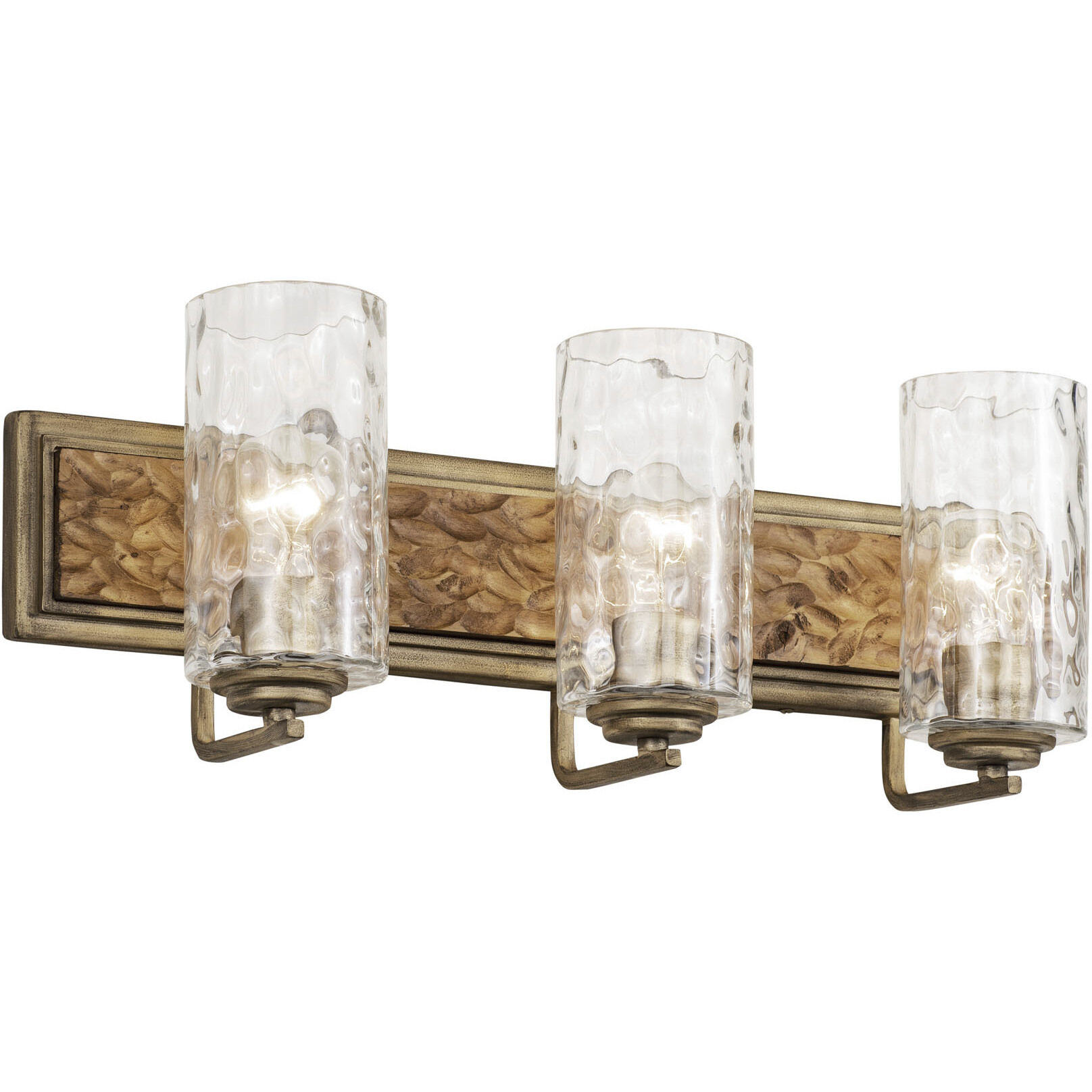Hammer Time 3 Light 25 inch Havana Gold/Cinnamon Bath Vanity Wall Light