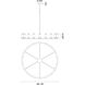 Revolve 18 Light 48.13 inch Clear Glass and Urban Bronze Chandelier Ceiling Light