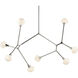 Cassius 8 Light 32 inch Polished Nickel Chandelier Ceiling Light, Convertible