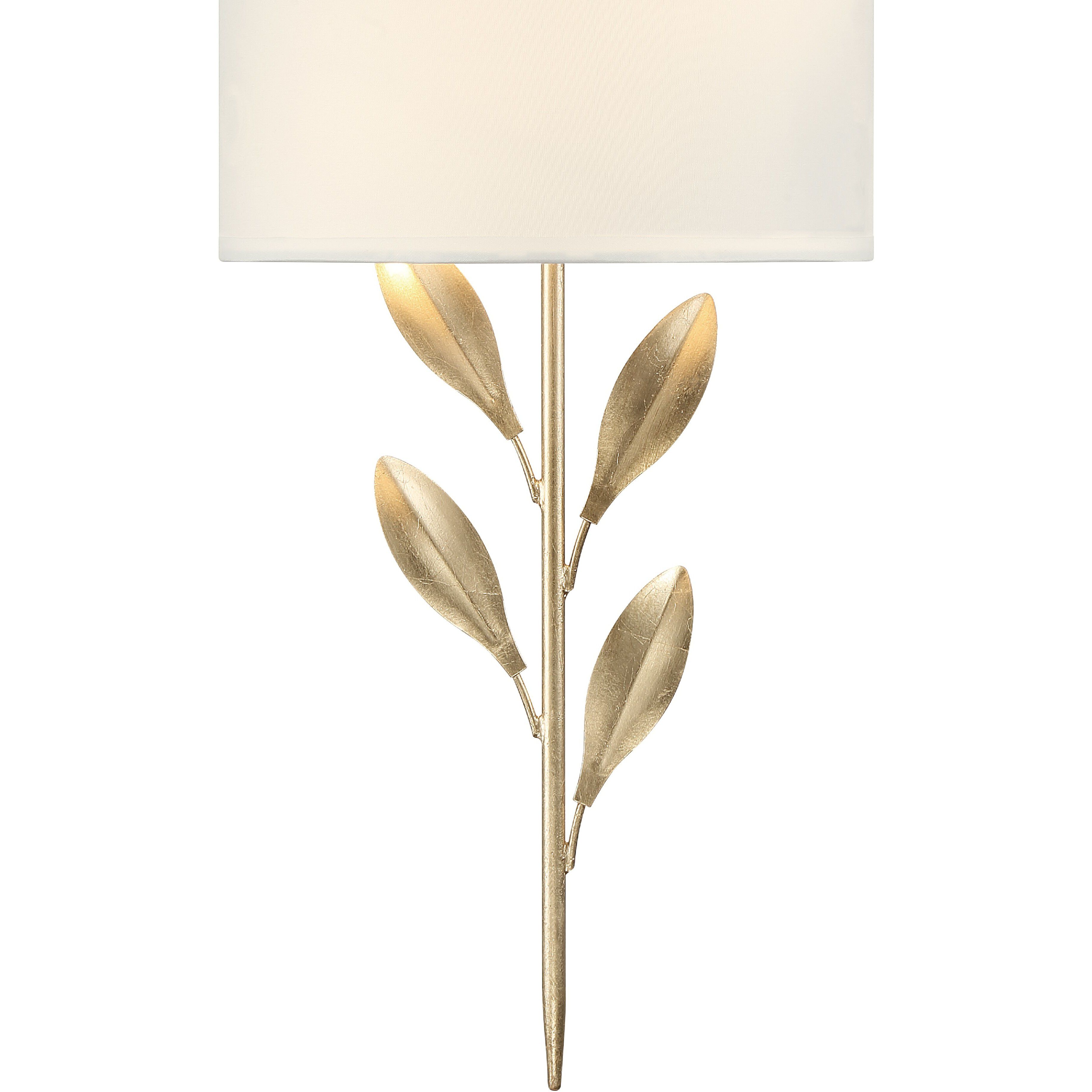 Broche Sconce Wall Light in Antique Gold