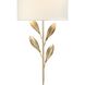 Broche Sconce Wall Light in Antique Gold