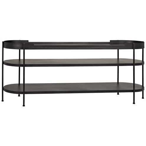 Cassio 79 X 20 inch Matte Black Console