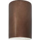 Ambiance 1 Light 5.75 inch Antique Copper Wall Sconce Wall Light in Incandescent, Small
