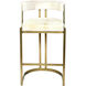Canada 39 inch Gold with Grey Bar Chair