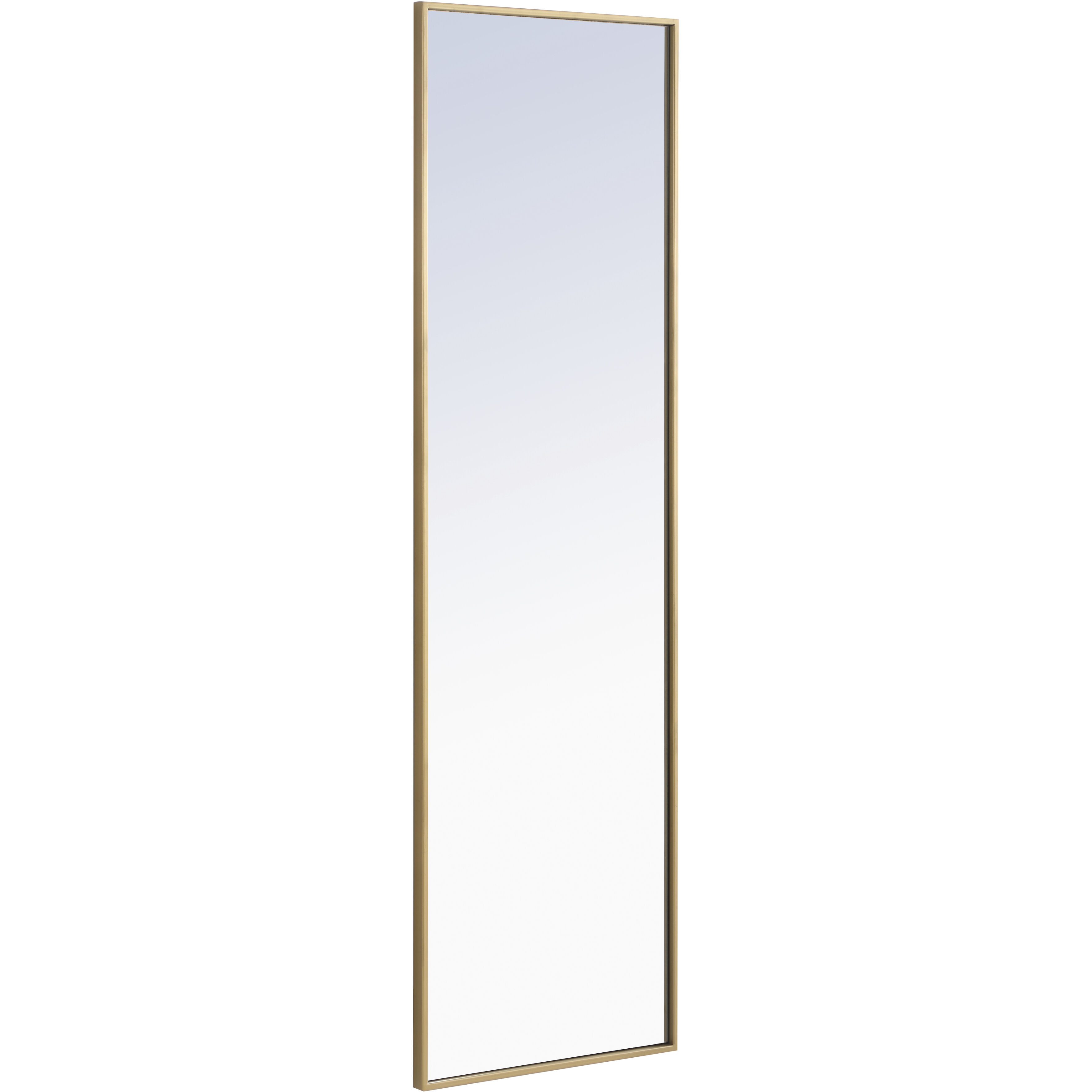 Monet 60 X 18 inch Brass Wall Mirror