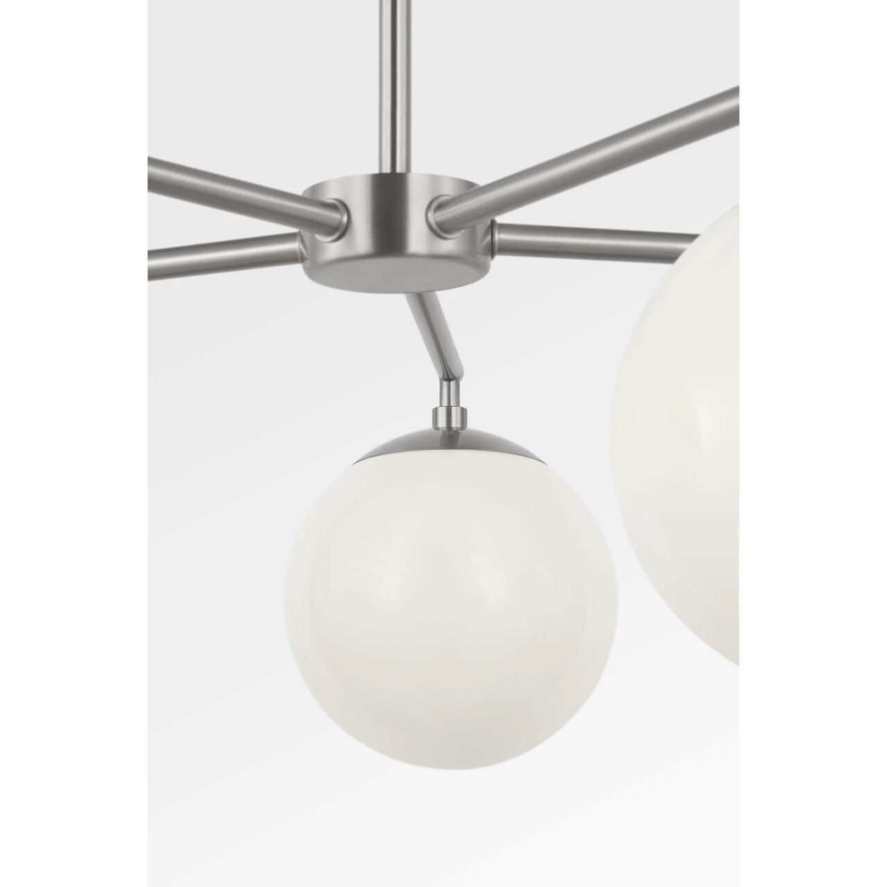 Nube 5 Light 26 inch Brushed Nickel Chandelier Ceiling Light in Incandescent