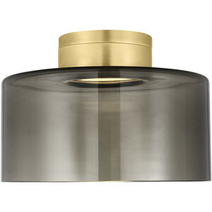 Sean Lavin Manette LED 11 inch Natural Brass Flush Mount Ceiling Light, Integrated LED