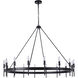 Larrson 16 Light 48 inch Flat Black Chandelier Ceiling Light