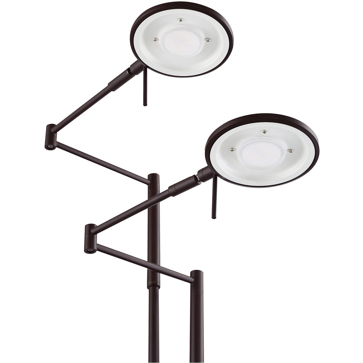 Dessau Turbo 40 inch 13 watt Bronze Floor Lamp Portable Light