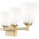 Oren 5 Light 38 inch Modern Gold Bath Vanity Light Wall Light