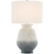 Cazalet 31 inch 150 watt Ash Ivory/Blue/Acrylic White Table Lamp Portable Light 