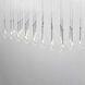 Larmes LED LED 51.5 inch Polished Chrome Linear Pendant Ceiling Light