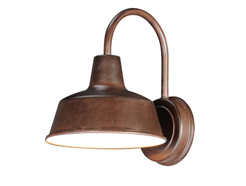 Gruene 1 Light 11 inch Empire Bronze Outdoor Wall Mount