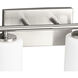 Replay 6 Light 48 inch Brushed Nickel Bath Vanity Wall Light