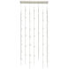 Constellation LED 36 inch Satin Nickel Chandelier Ceiling Light in 3000K, White, Standard Suspension