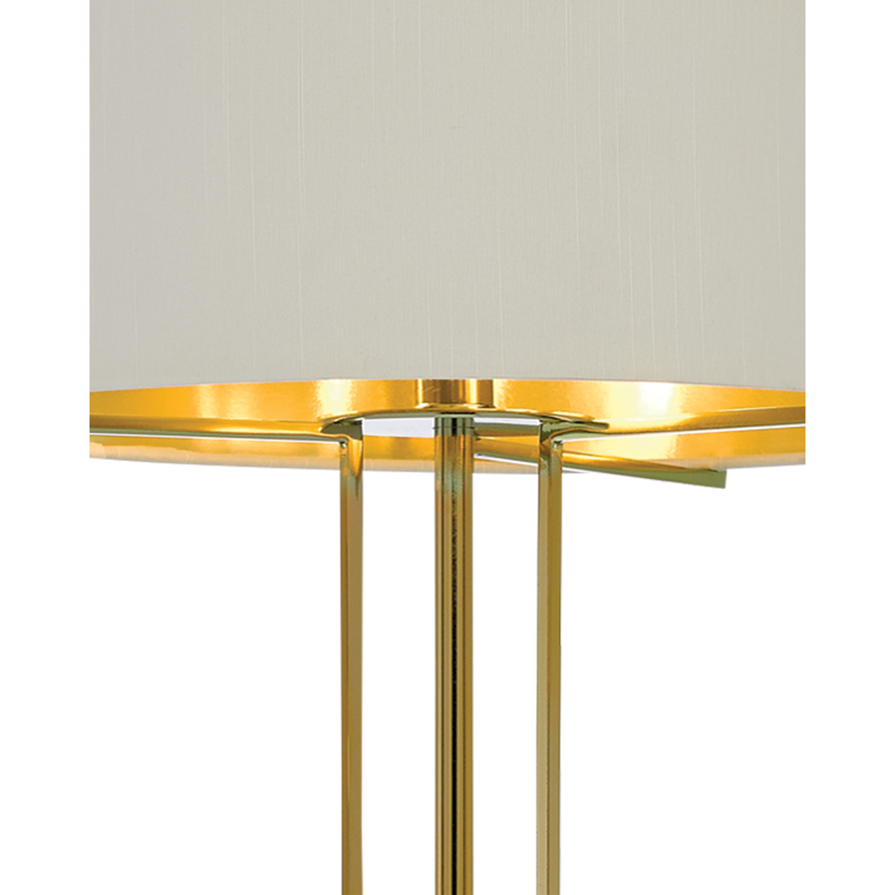Winsland 31.5 inch 9 watt Polished Brass/Clear Table Lamp Portable Light