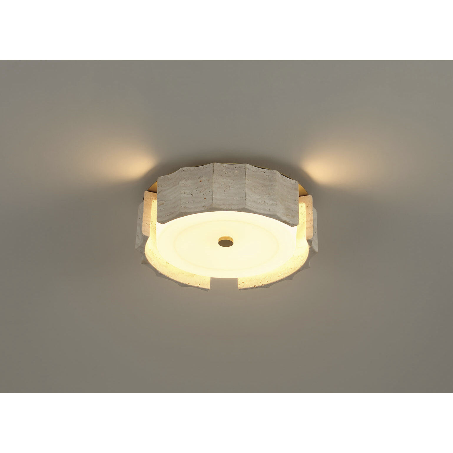 Roslington LED 11.5 inch Gold Flush Mount Ceiling Light