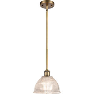 Ballston Arietta LED 8 inch Brushed Brass Pendant Ceiling Light, Ballston