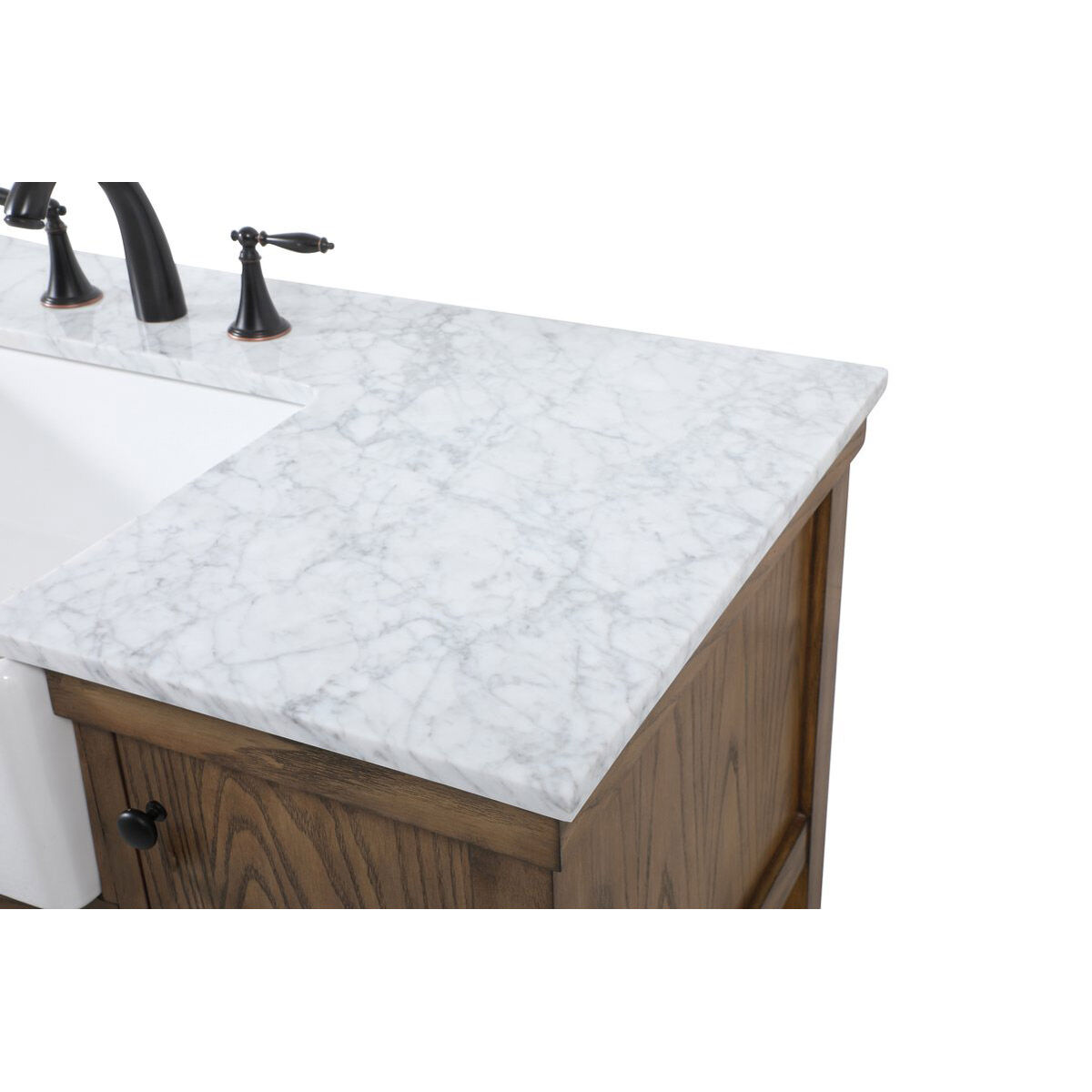 Clement 48 X 22 X 34.13 inch Driftwood Bathroom Vanity Cabinet