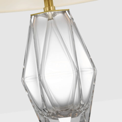 Chapman & Myers Palacios 20.75 inch 15 watt Clear Glass Table Lamp Portable Light, Medium