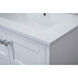 Mason 24 X 33 inch White and Chrome Vanity Set
