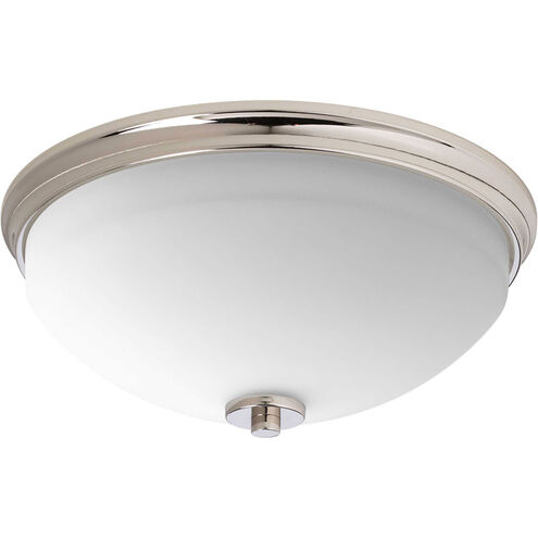 Replay 2 Light 14 inch Polished Nickel Flush Mount Ceiling Light