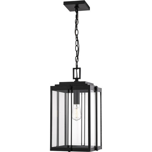 Oakland 1 Light 10.5 inch Powder Coated Black Outdoor Hanging Lantern