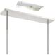 Stockholm LED 50 inch Polished Nickel Linear Chandelier Ceiling Light