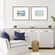 Waterside Collection Blue Framed Art