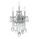 Maria Theresa 3 Light 11 inch Polished Chrome Sconce Wall Light in Clear Hand Cut