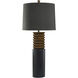 Sveltwood 38.5 inch 150.00 watt Black and Brown Table Lamp Portable Light