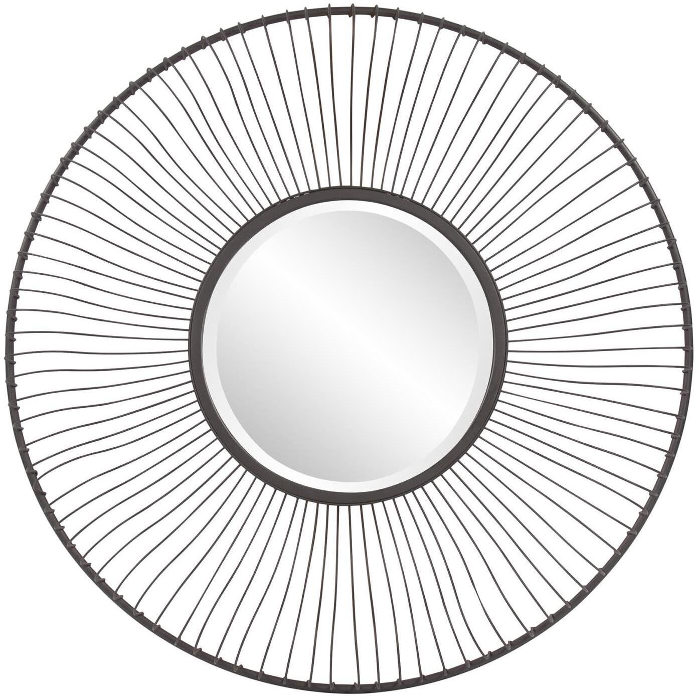 Othello 39.75 X 39.75 inch Graphite Mirror