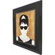 Icon Blonde Bombshell / Icon Fashion Favourite / Icon Silent Star / Icon The King Black and White Framed Art, Propac