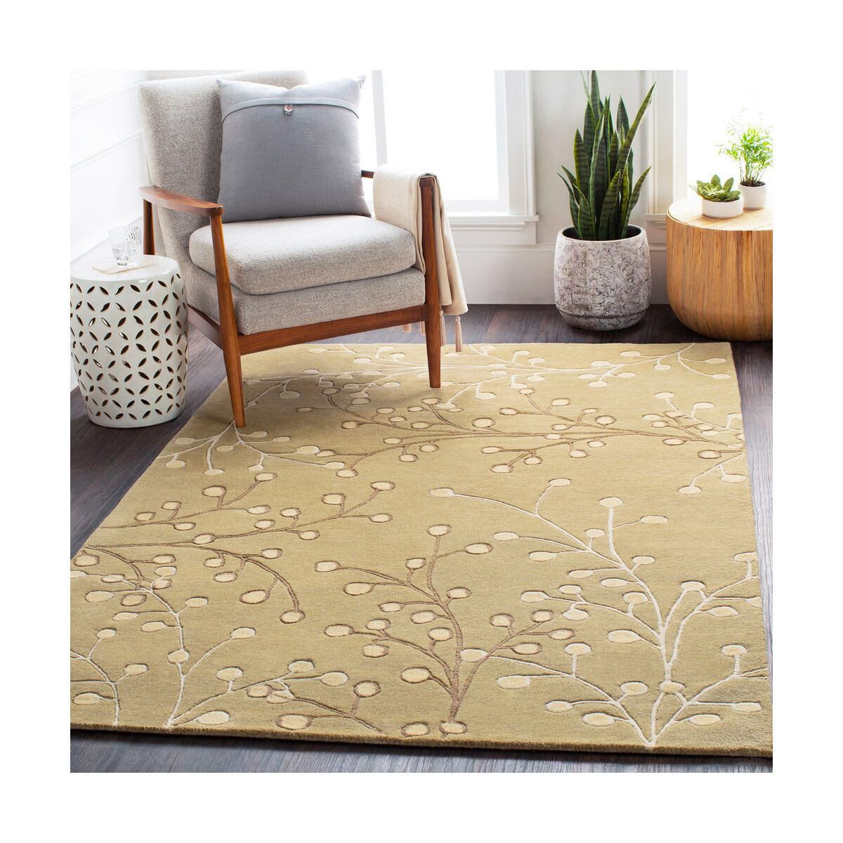 Athena 168 X 120 inch Taupe/Olive/Tan/Camel Rugs, Wool