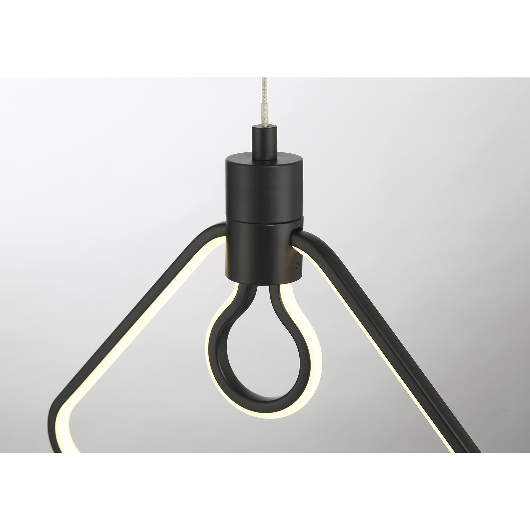 Edison's Outline LED 11.25 inch Coal Pendant Ceiling Light
