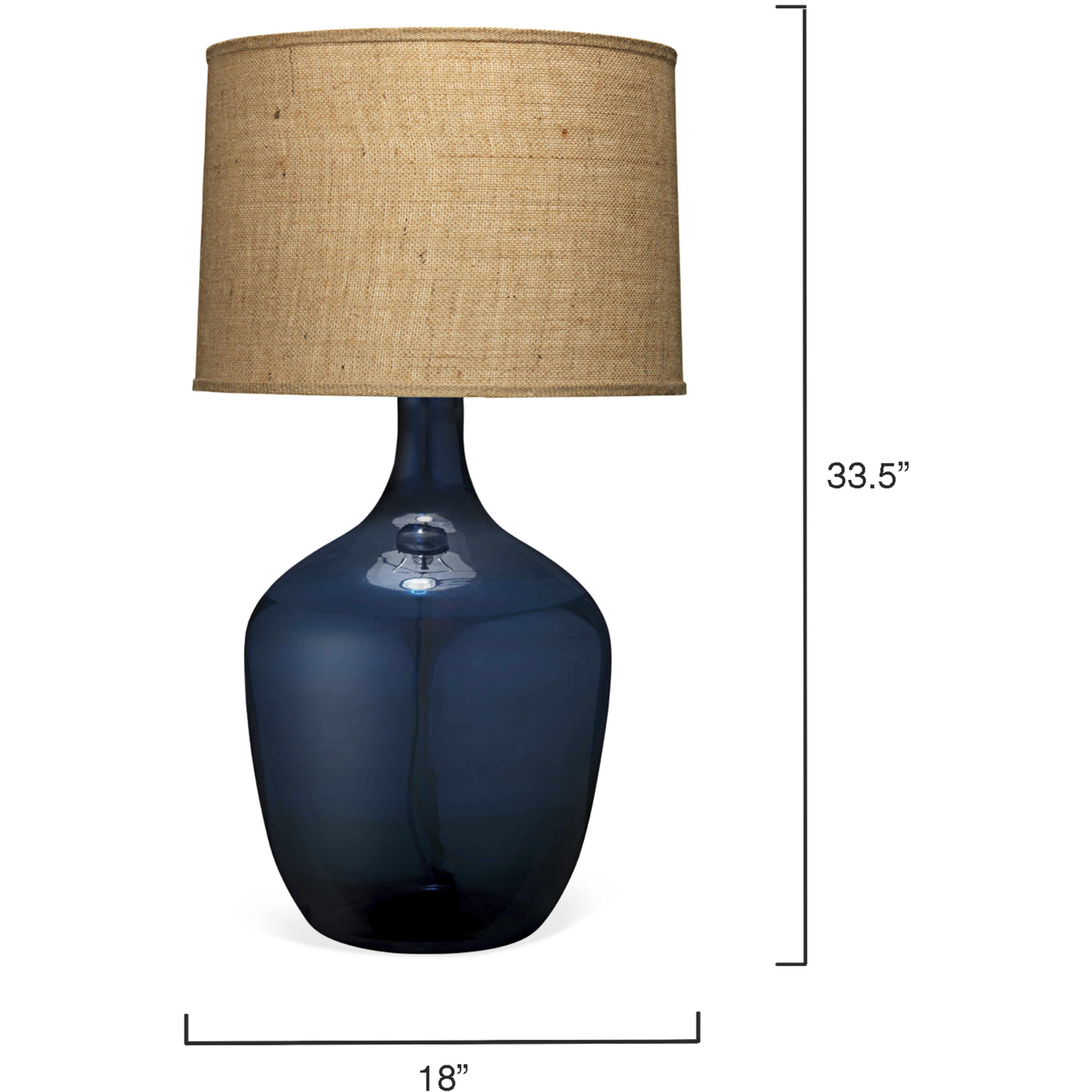Plum Jar 34 inch 150.00 watt Grey Table Lamp Portable Light