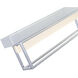 Pane LED 27.75 inch Chrome Bath Vanity Light Wall Light