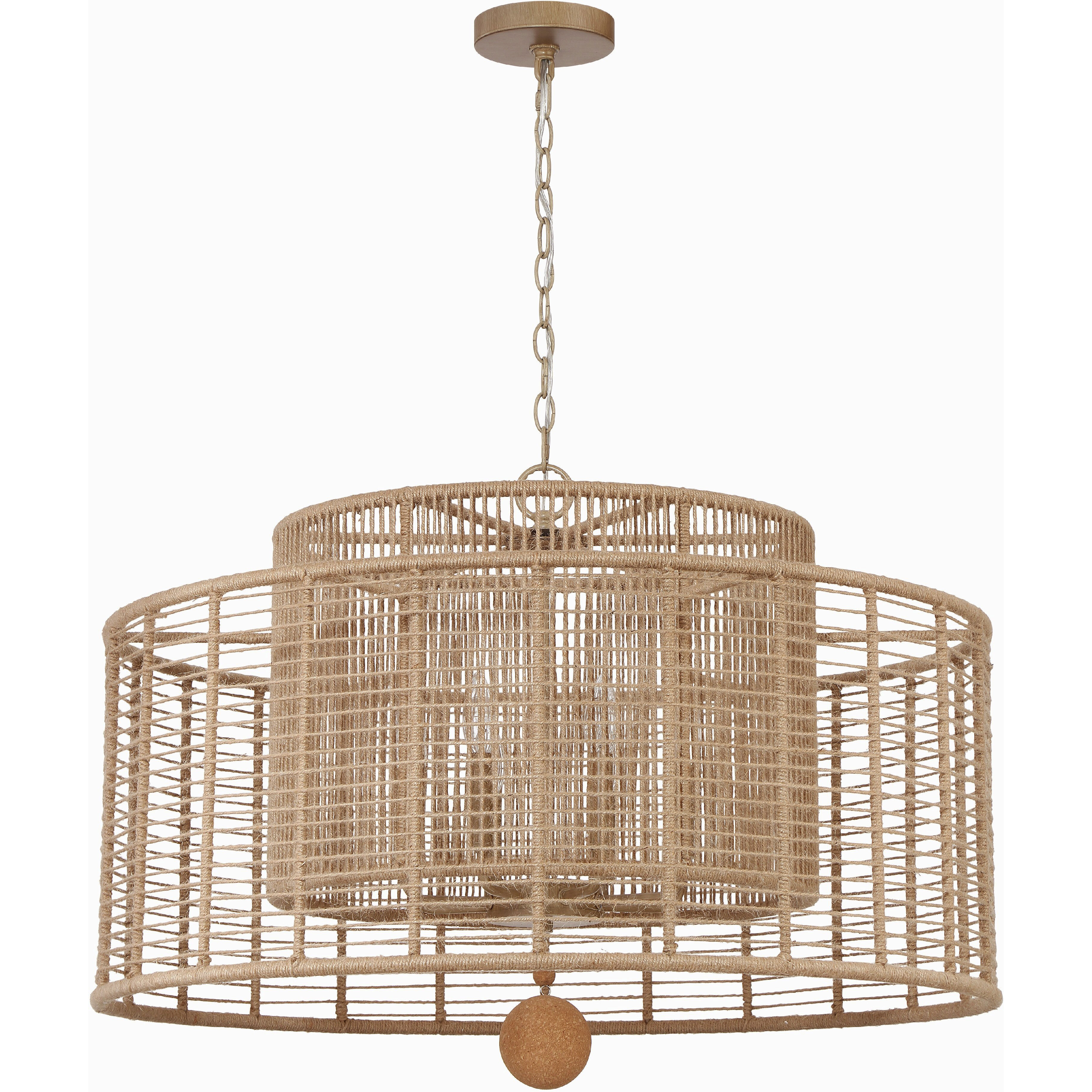 Jayna 8 Light 31.25 inch Burnished Silver Chandelier Ceiling Light