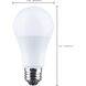 Lumos Medium A19 E26 16.5 watt 4000K Type A
