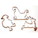 Holiday Copper Cookie Cutter