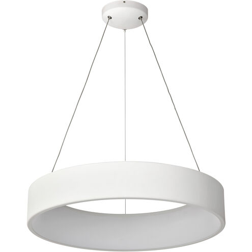 Orbit LED 23.5 inch White Pendant Ceiling Light