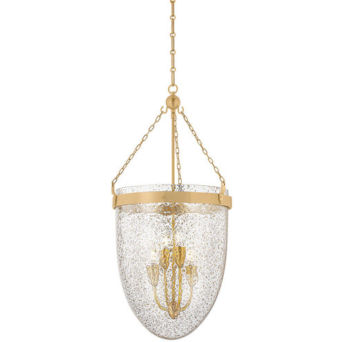 Angus 4 Light 16.25 inch Vintage Brass Lantern Ceiling Light