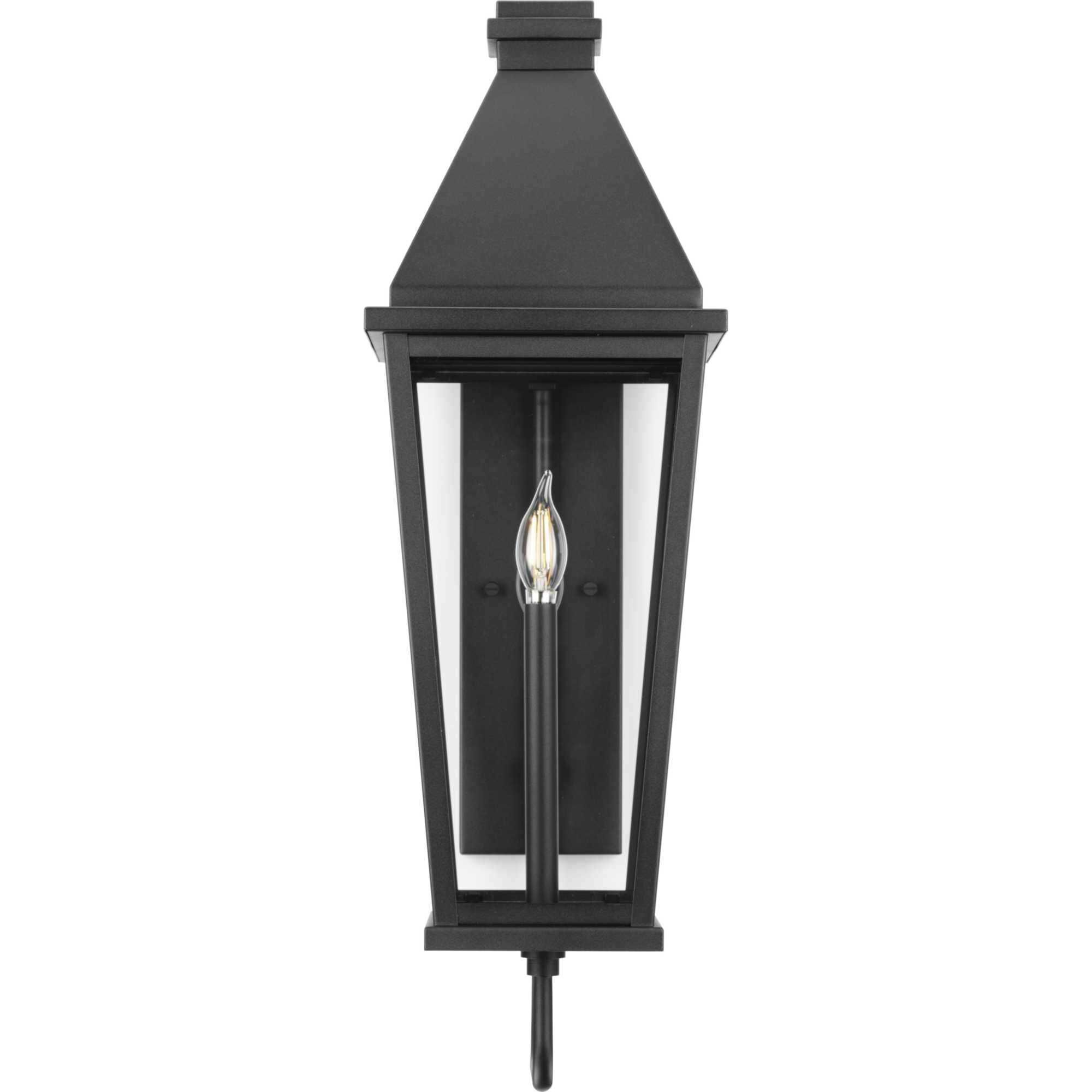 Richmond Hill 1 Light 29 inch Textured Black Outdoor Wall Lantern, Design Series