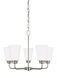 Kerrville 5 Light 20.38 inch Brushed Nickel Chandelier Ceiling Light