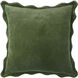 Effervescent 18 X 18 inch Medium Green Accent Pillow