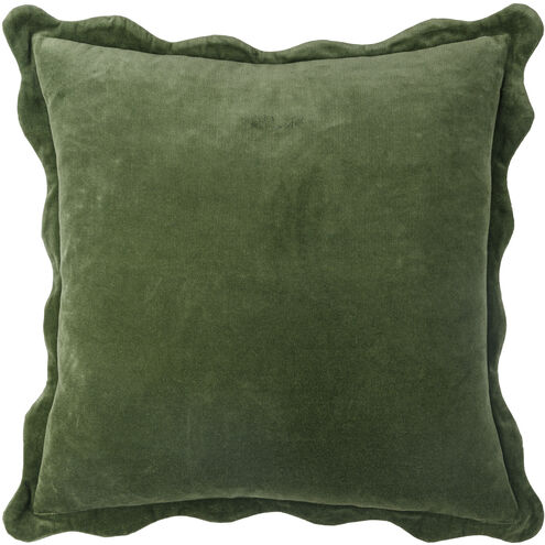 Effervescent 20 X 20 inch Medium Green Accent Pillow