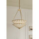 Jaxen 3 Light 24.5 inch Legacy Brass Pendant Ceiling Light