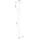 Motif LED 0.75 inch Brushed Gold Pendant Ceiling Light