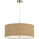 Addison 3 Light 24 inch Burlap Pendant Ceiling Light